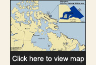 View map of the federally announced National Wildlife Area for Bowhead Whales. / ©: WWF-Canada View map of the federally announced National Wildlife Area for Bowhead Whales. / ©: WWF-Canada