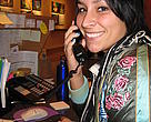  Brittany volunteering as an Assistant Receptionist