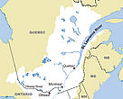 St. Lawrence River Map