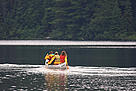 Canoeists paddle on an Algonquin Provincial Park lake, Ontario, Canada. / ©: Frank PARHIZGAR / WWF-Canada / ©: Frank PARHIZGAR / WWF-Canada