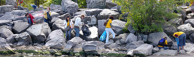 Great Canadian Shoreline Cleanup. / ©: Lenore NADEAU / WWF-Canada / ©: Lenore NADEAU / WWF-Canada